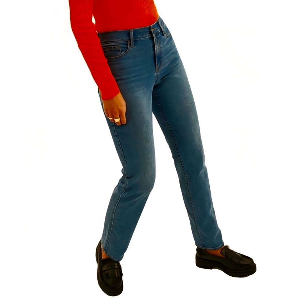 Levi's Denizen Women Dark High-Rise Straight Jeans